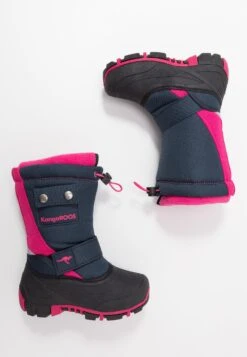 KangaRoos Bean Ii - Snowboots- Dark Navy/Daisy Pink