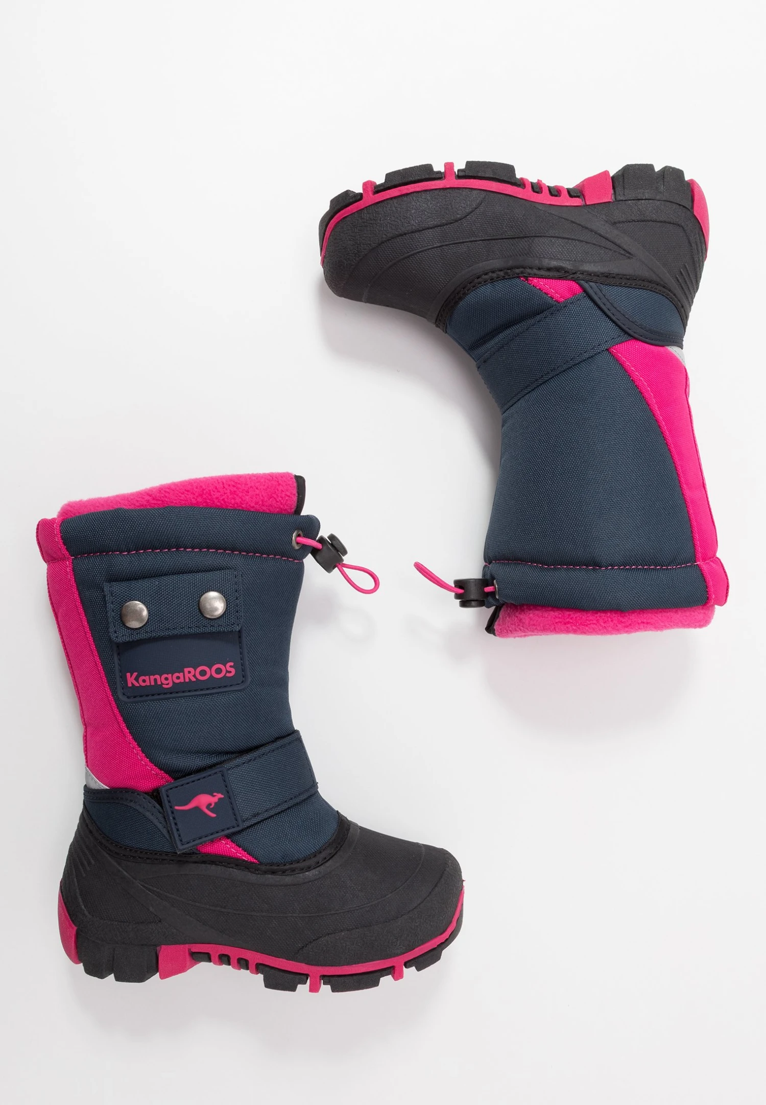 KangaRoos Bean Ii - Snowboots- Dark Navy/Daisy Pink