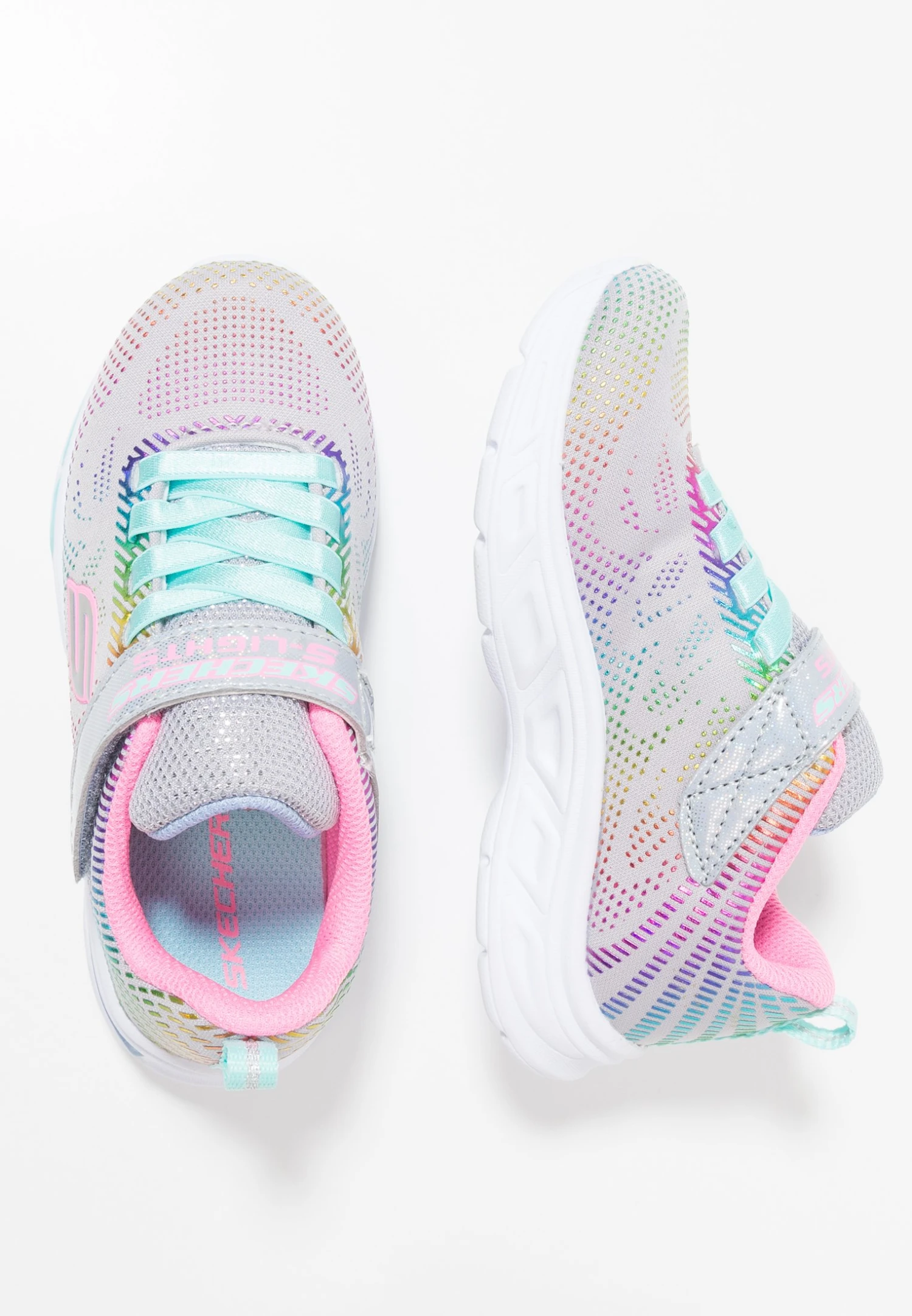 Skechers Litebeams - Sneakers Laag - Grey/Multicolor - Afbeelding 2