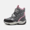 Geox Sentiero Girl Ab - Snowboots- Dark Grey/Rose