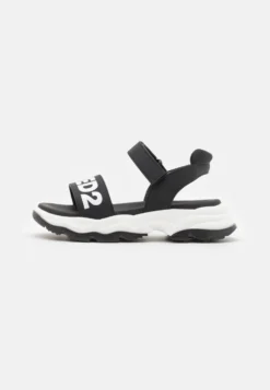 DSQUARED2 Unisex - Sandalen - Black/White