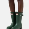 Hunter ORIGINAL Womens Short Boot Vegan - Regenlaarzen - Hunter Green