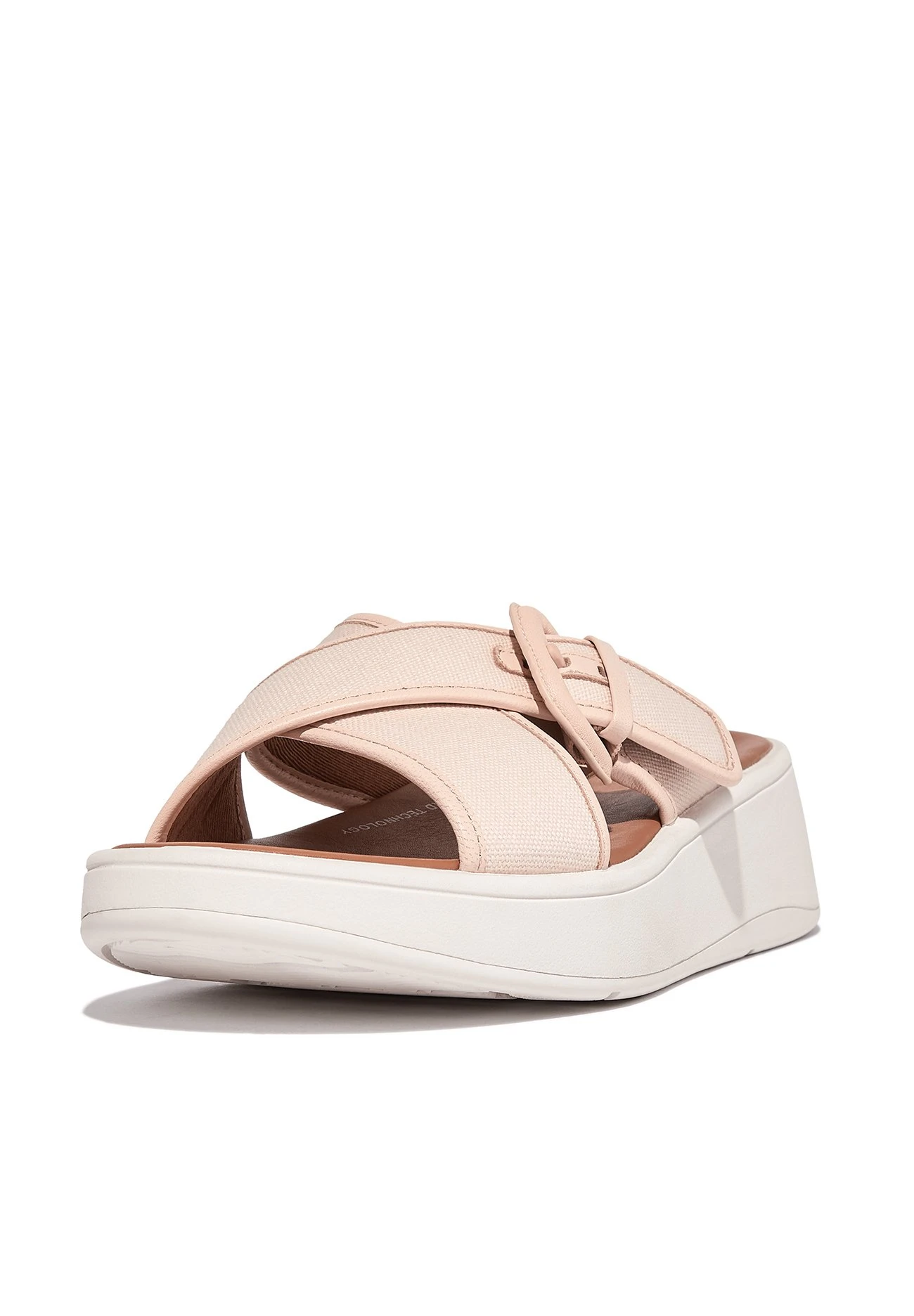 Fitflop Cross Slides- Muiltjes - Pink - Afbeelding 4