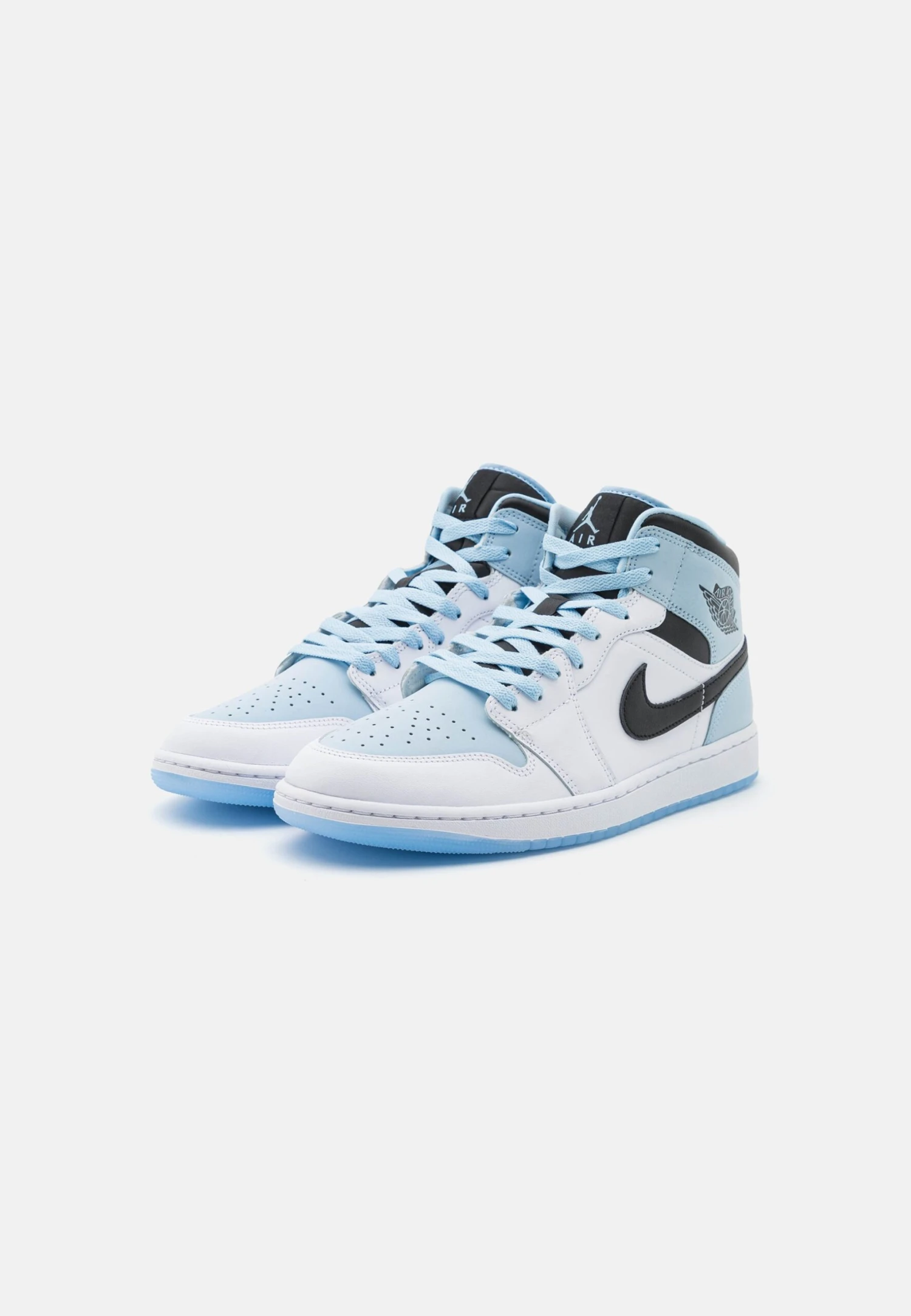 Air Jordan 1 Mid Se - Sneakers Hoog - White/Ice Blue/Black - Afbeelding 2