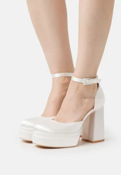 Buffalo Bonny Dorsay - Plateaupumps - Ivory