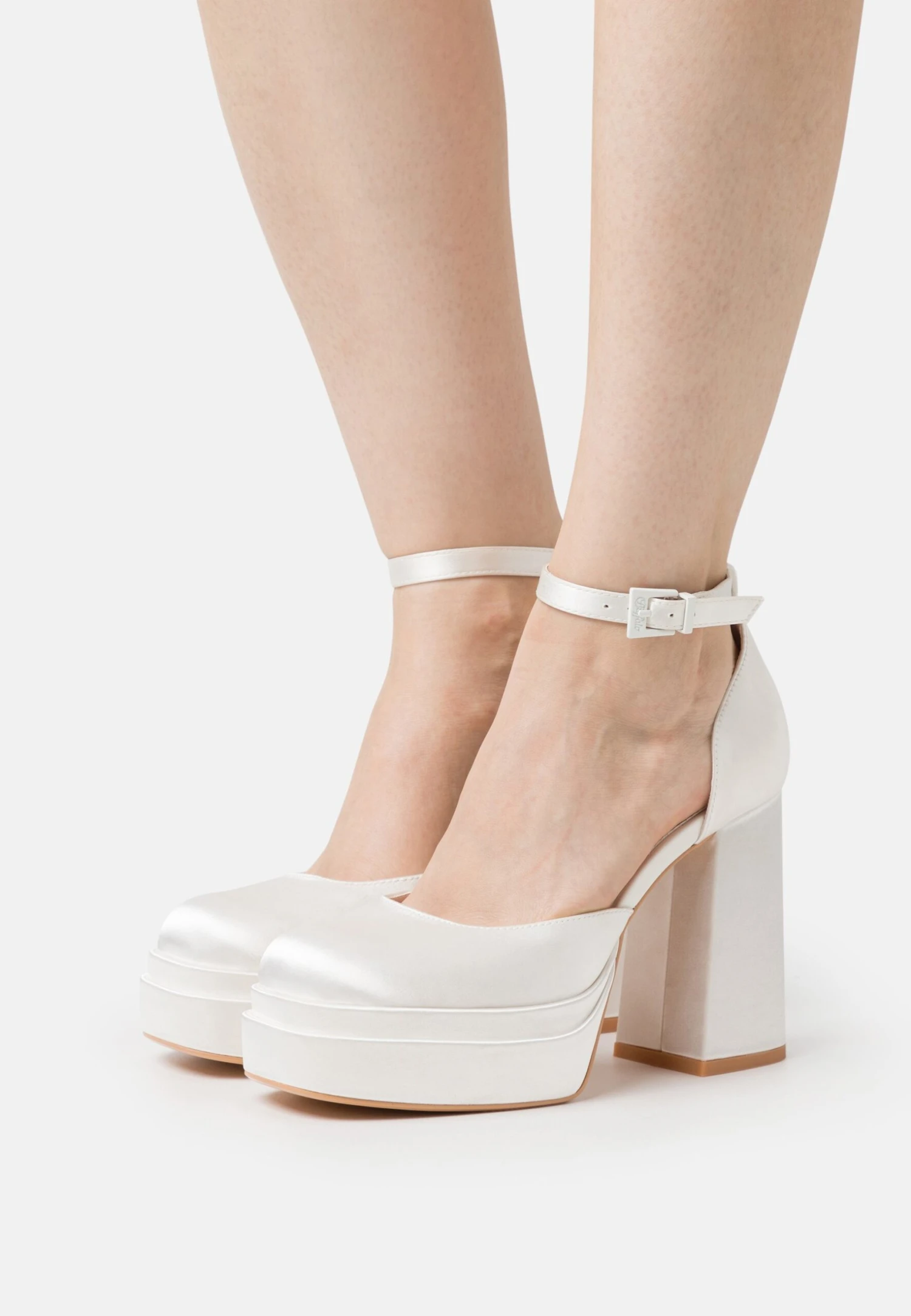 Buffalo Bonny Dorsay - Plateaupumps - Ivory