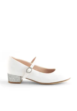 Next Standard - Ballerina'S Met Enkelbandjes - White Satin Stain Resistant