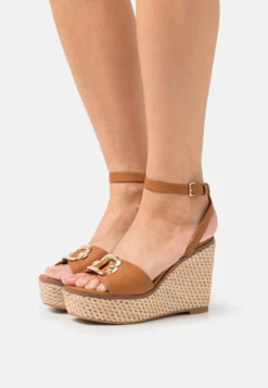 Aldo Carrabriria Marshmallow - Sandalen Met Hoge Hak - Medium Brown