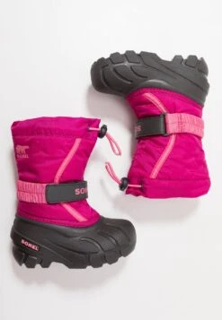 Sorel Youth Flurry - Snowboots- Deep Blush/Tropic Pink