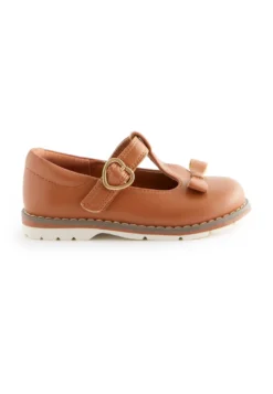 Next Bow Wide Fit G - Babyschoenen - Tan Brown