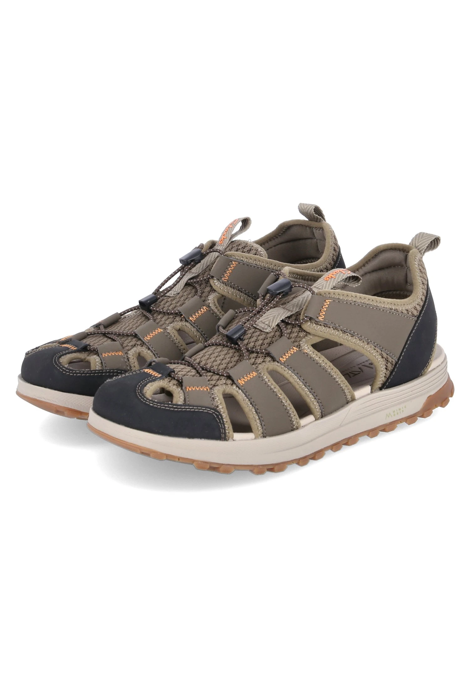 Clarks Atl Trek Wave - Outdoorsandalen - Khaki - Afbeelding 6