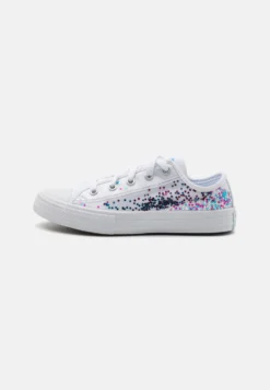 Converse Chuck Taylor All Star Encapsulated Glitter - Sneakers Laag - White/University Blue/Pink