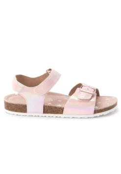 Next Corkbed Wide Fit - Sandalen - Pink Rainbow Shimmer
