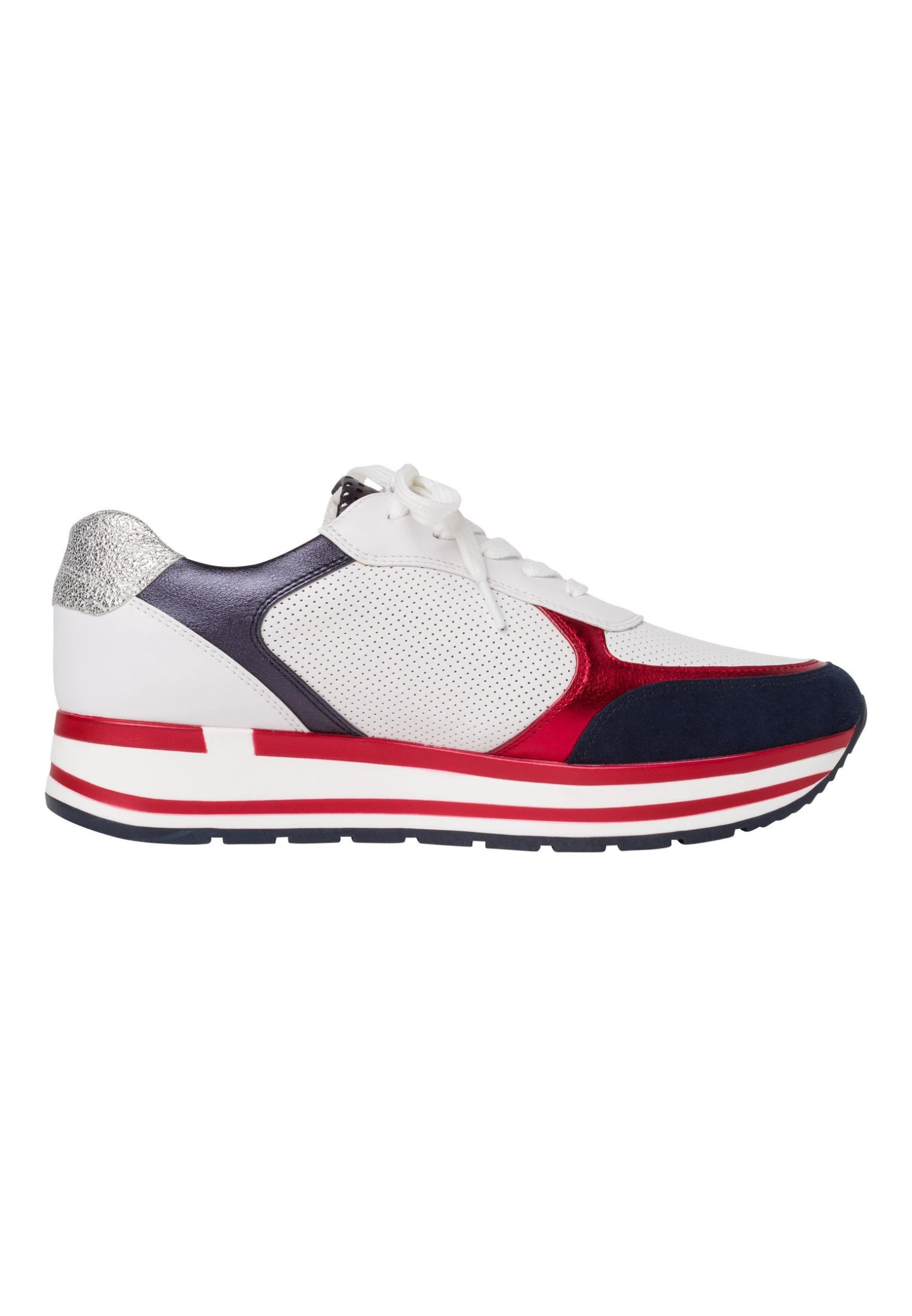 Marco Tozzi Sneaker - Sneakers Laag - White/Navy - Afbeelding 6