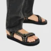 PULL & BEAR Printed Technical- Outdoorsandalen - Black
