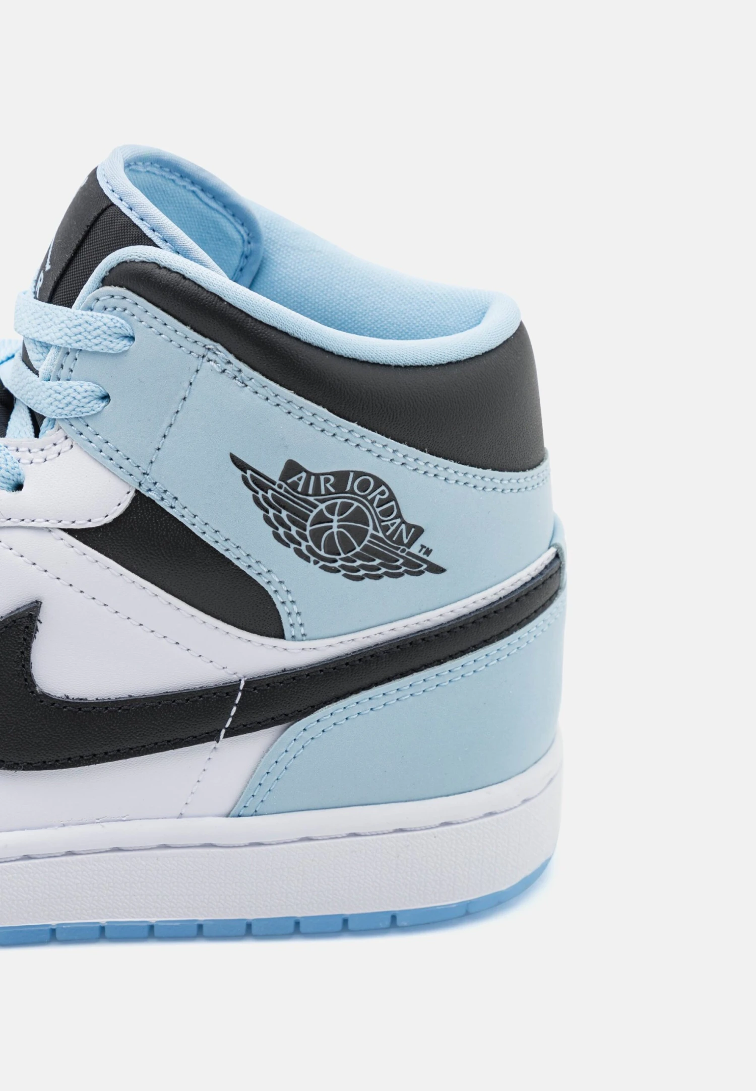 Air Jordan 1 Mid Se - Sneakers Hoog - White/Ice Blue/Black - Afbeelding 6
