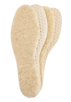 Bama Schuhsohle Wärmende Wollsohle 2Er Pack - Steun- En Inlegzolen - Beige