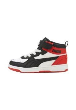Puma Rebound - Sneakers Hoog - White Blac High Risk Red