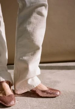 Dora - Bruidsschoenen - Pink Glitter