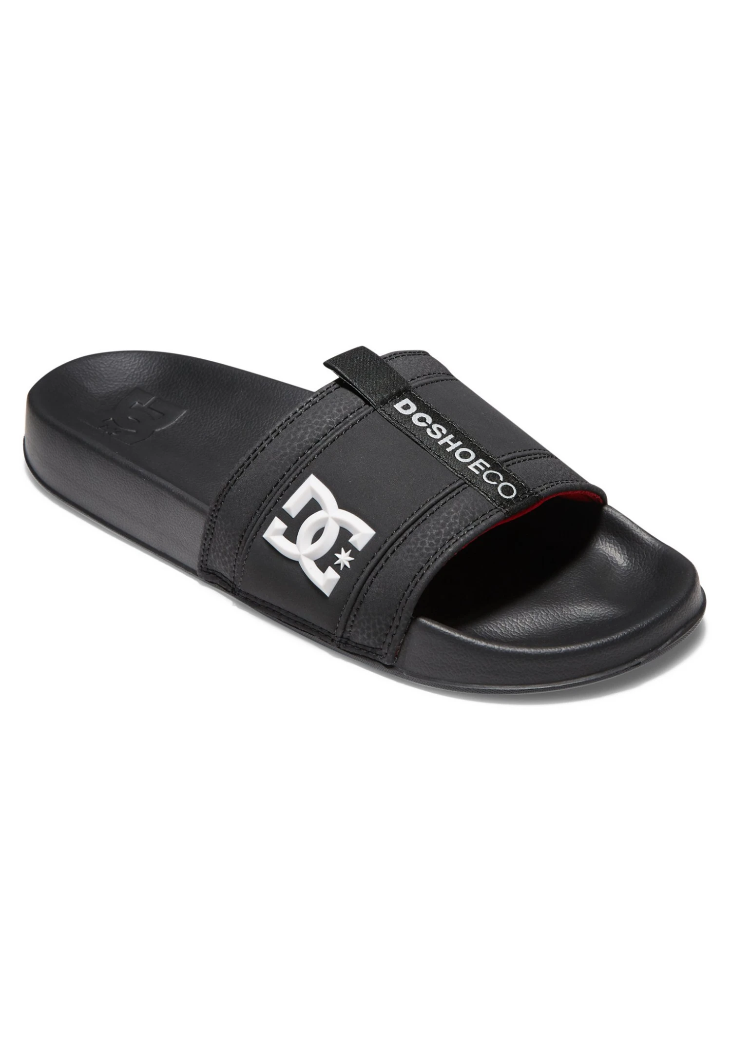 DC SHOES Lynx- Adyl - Muiltjes - Black/Grey/Red - Afbeelding 2