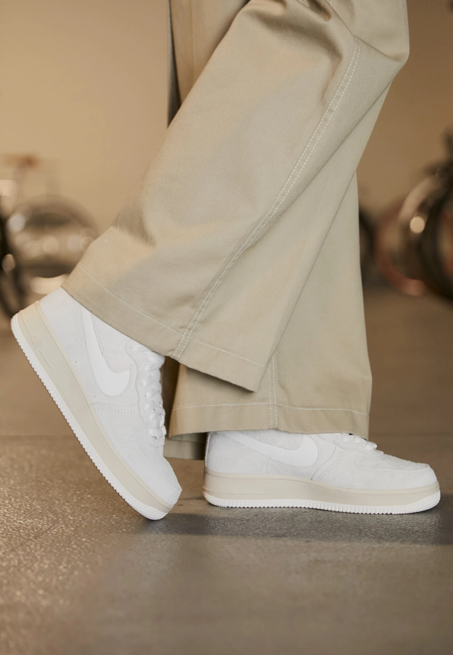 Nike Sportswear W Af1 Sculpt - Sneakers Hoog - Sail/Phantom/Sesame/Pure Platinum