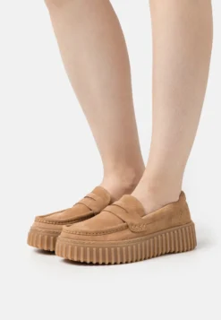 Clarks Torhill Penny - Instappers - Light Tan