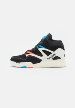 Reebok Classic Pump Omni Zone Ii Unisex - Sneakers Hoog - Core Black/Chalk/Orange Flare