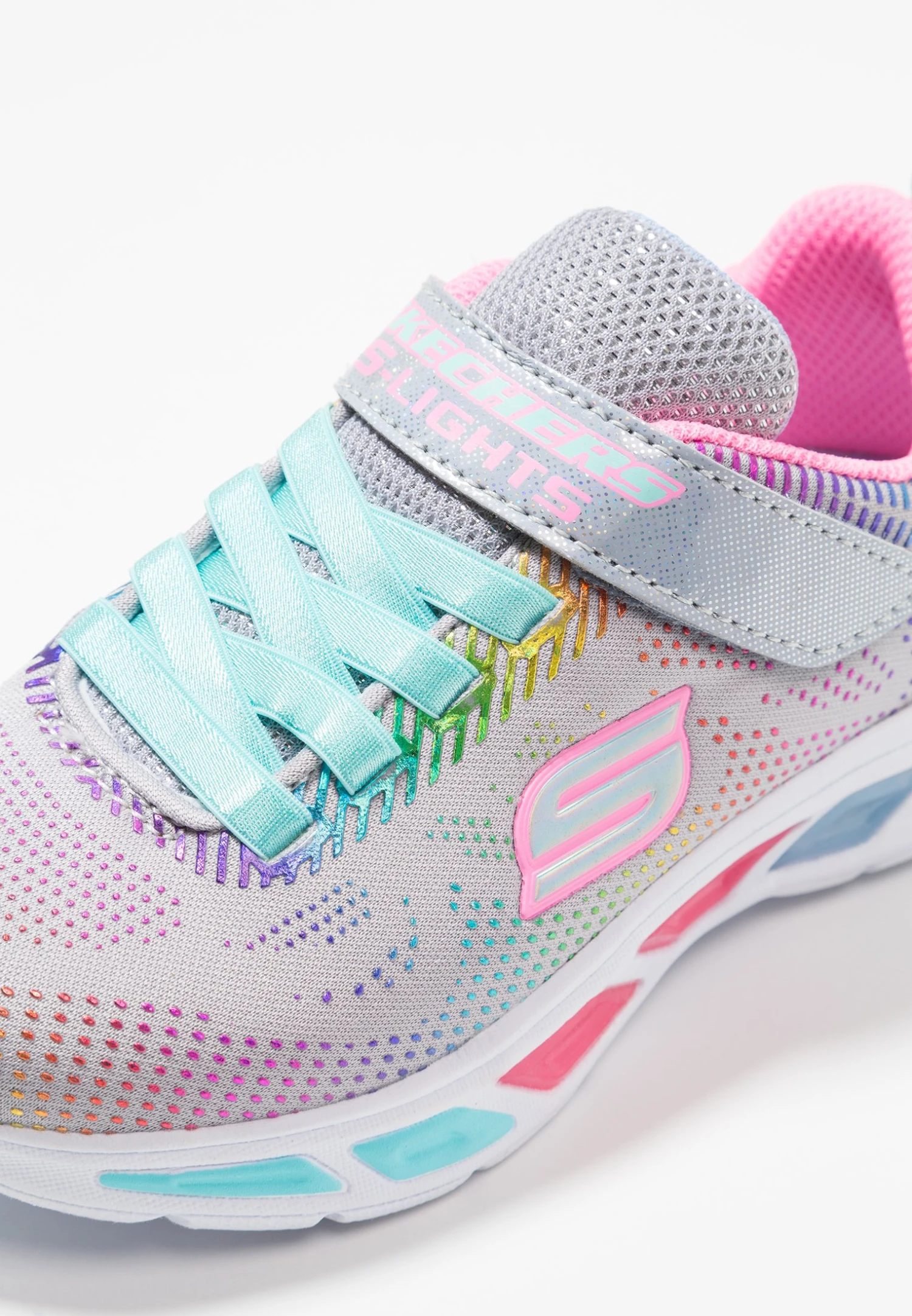 Skechers Litebeams - Sneakers Laag - Grey/Multicolor - Afbeelding 6