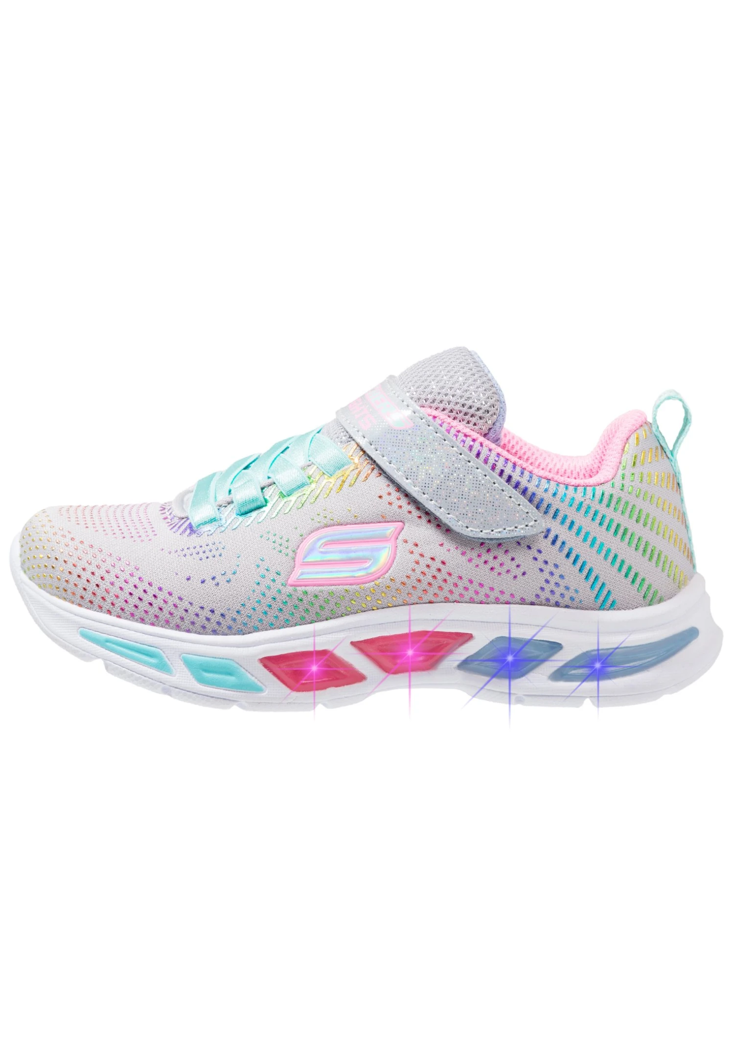 Skechers Litebeams - Sneakers Laag - Grey/Multicolor