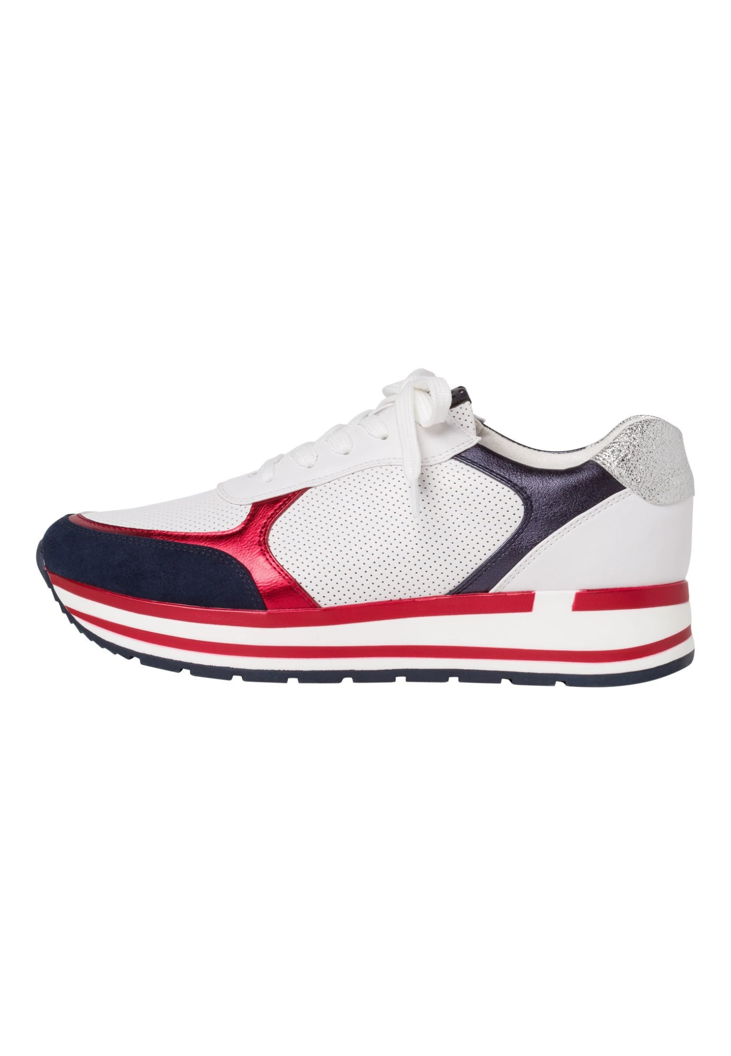 Marco Tozzi Sneaker - Sneakers Laag - White/Navy - Afbeelding 2